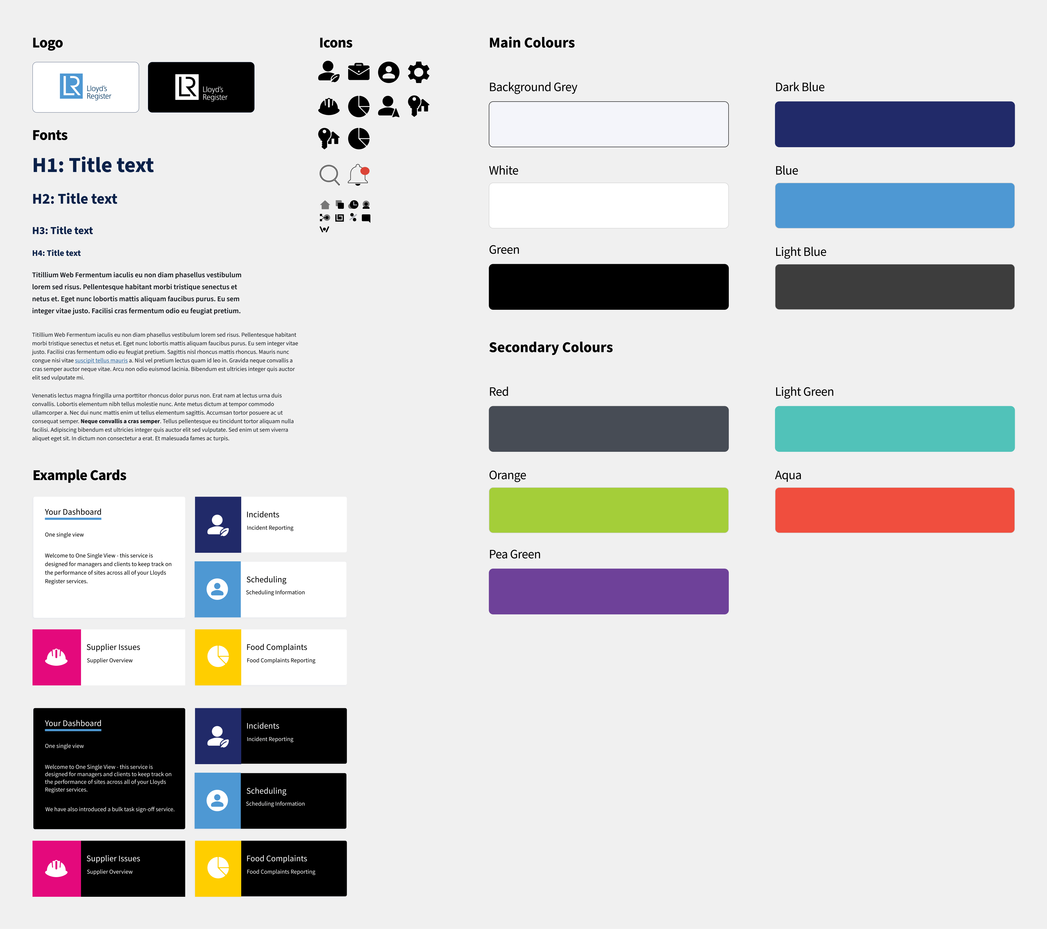 Simple styleguide for the project